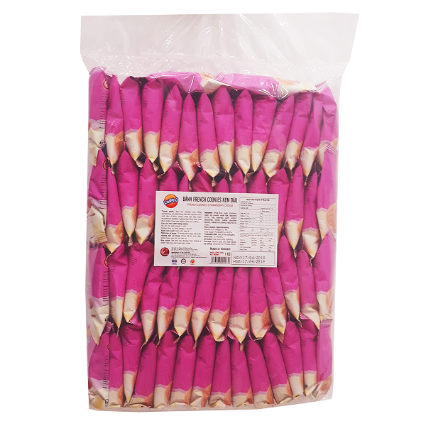 Bánh cookies Lai Phú kem Dâu (1Kg)
