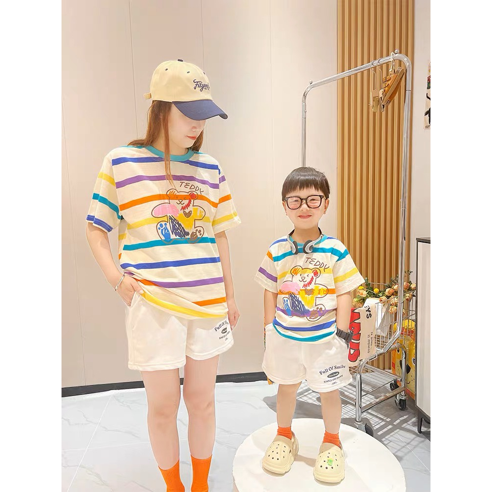 Sét cặp gia đình áo polo size 10-65kg