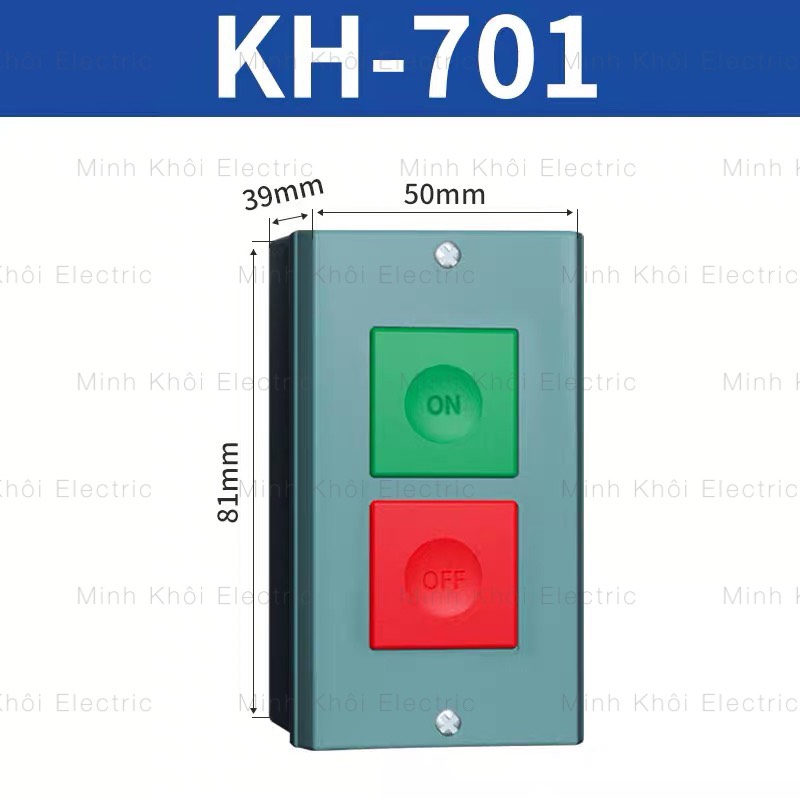 Công tắc nút nhấn KH-701 và KH-703, hộp nút nhấn nhả,nút nhấn điều khiển các loại,nút nhấn on off.hộp điều khiển,công tắc điều khiển