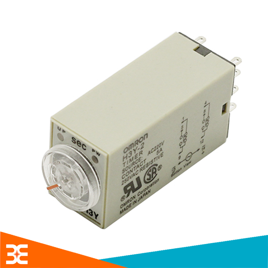 Relay Thời Gian Timer Omron H3Y-2 8P 220V