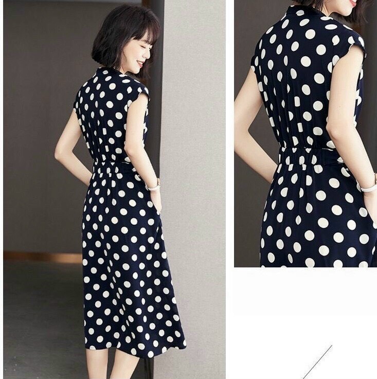 [ HCM] ĐẦM XOÈ CHẤM BI CỔ TRỤ