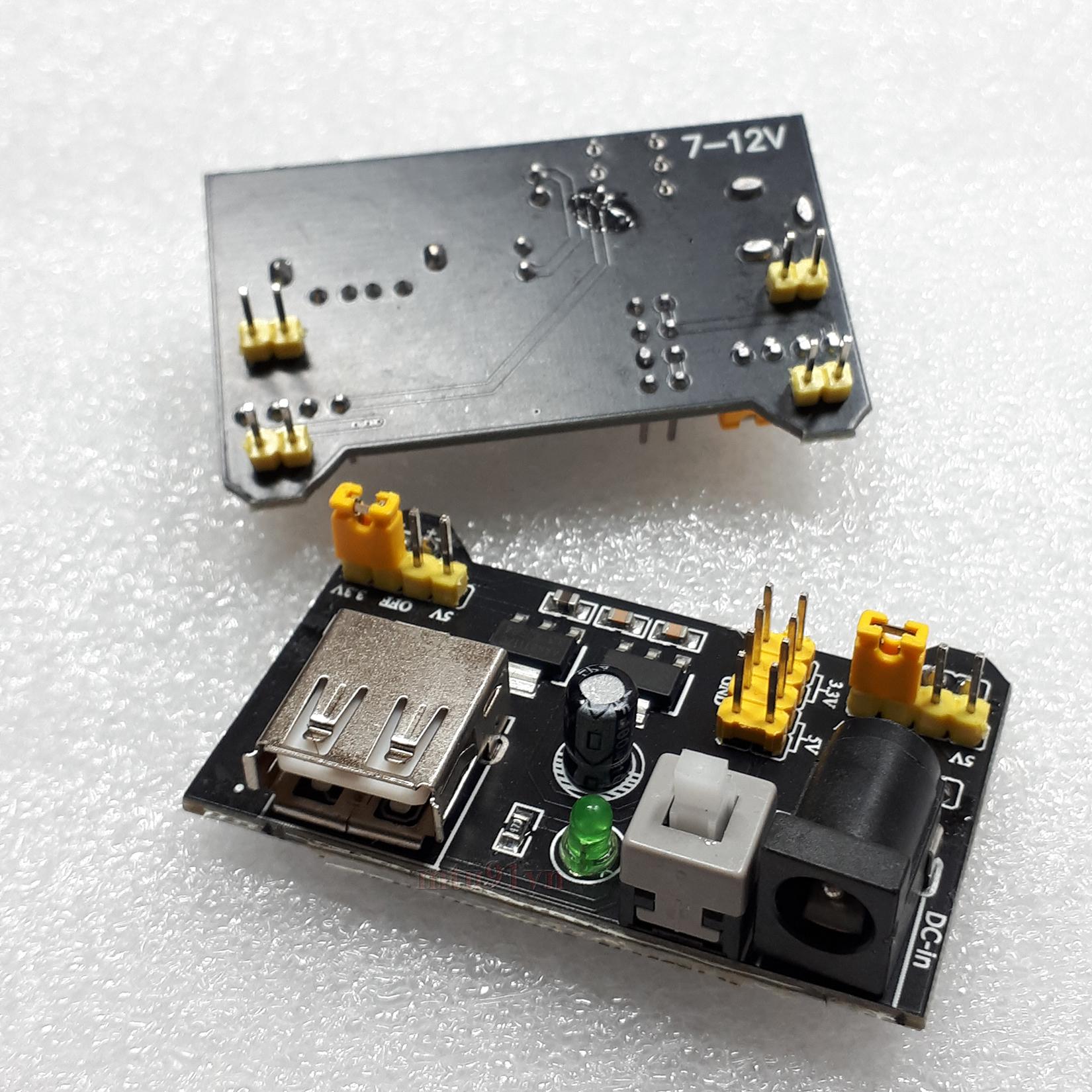 Mạch Nguồn 5V / 3.3V Cắm Board Test MB-102 (Breadboard MB-102)