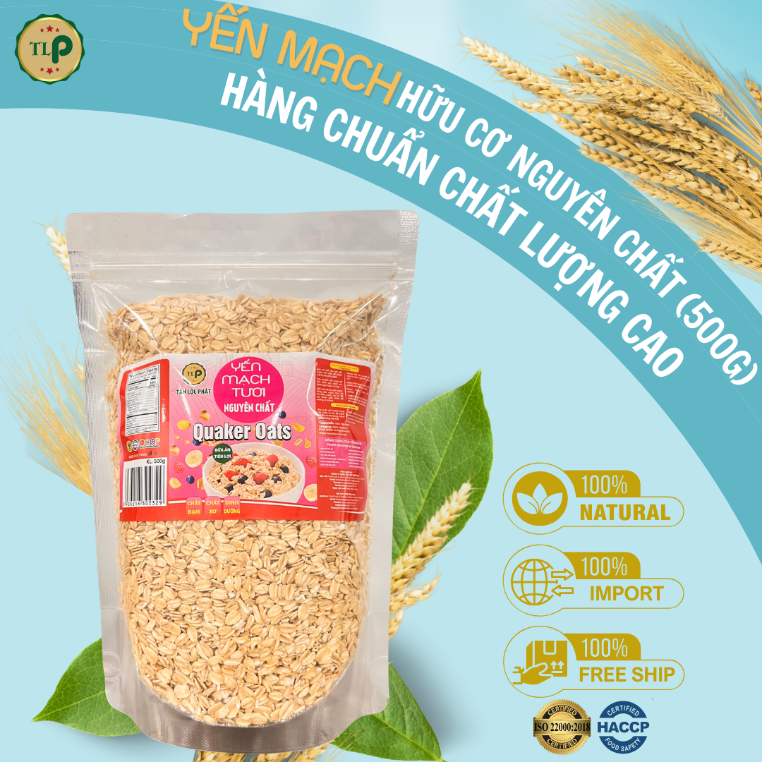 Yến Mạch Cán Vỡ Tân Lộc Phát Bịch 500g