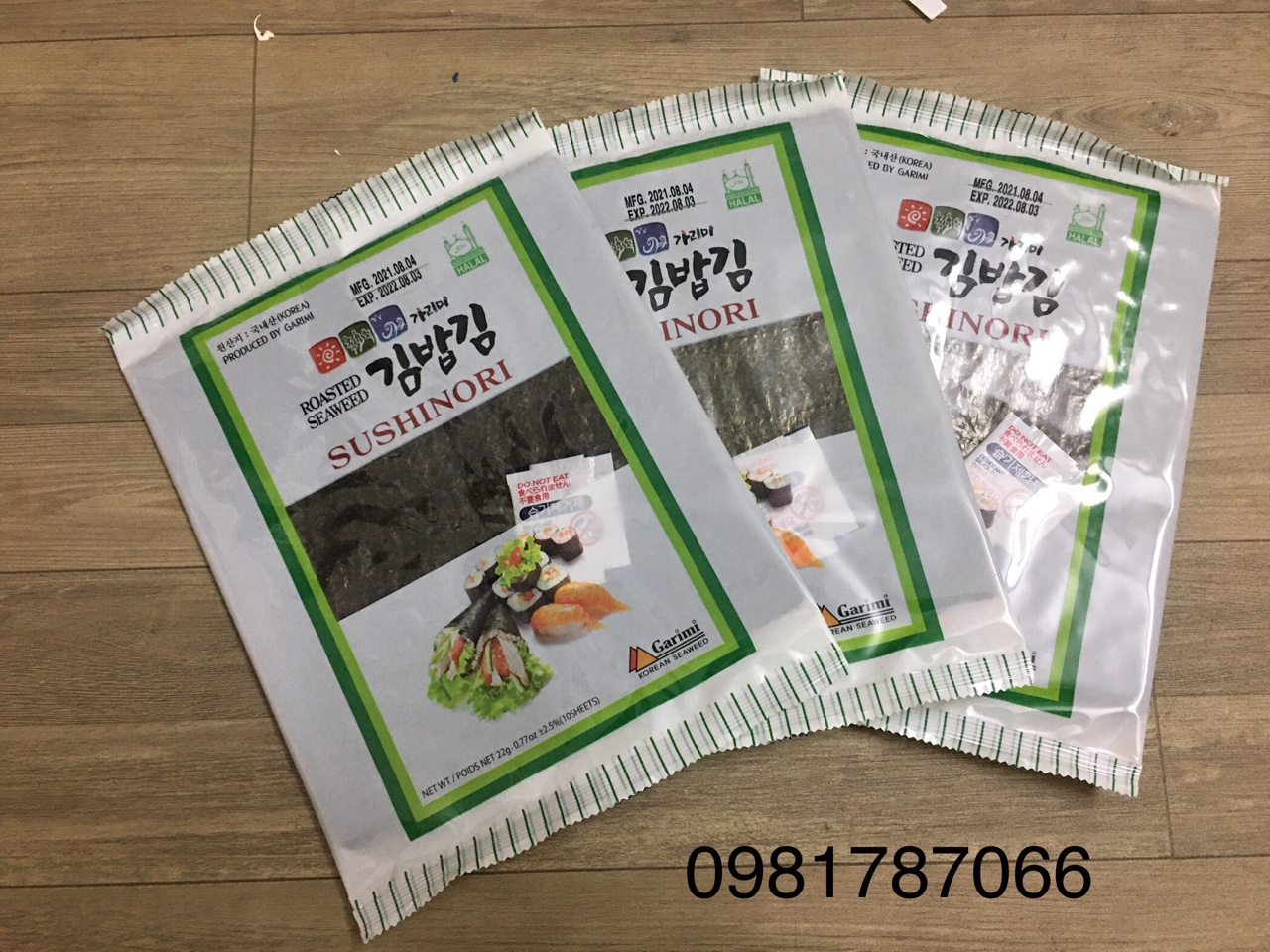 Combo 3 gói - Rong biển cuộn cơm 10 lá