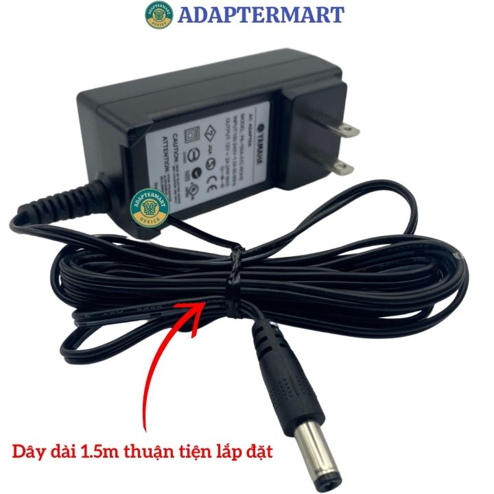 Dây sạc nguồn đàn yamaha PSR-E433 PSR-E453