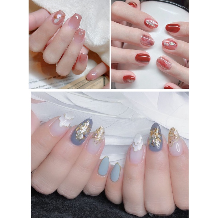Xà Cừ Khay 6 ô Trang Trí Móng Siêu Xinh