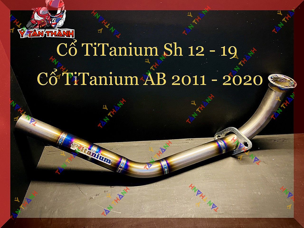 Cổ pô titan xe Air blade,SH VN MS 81