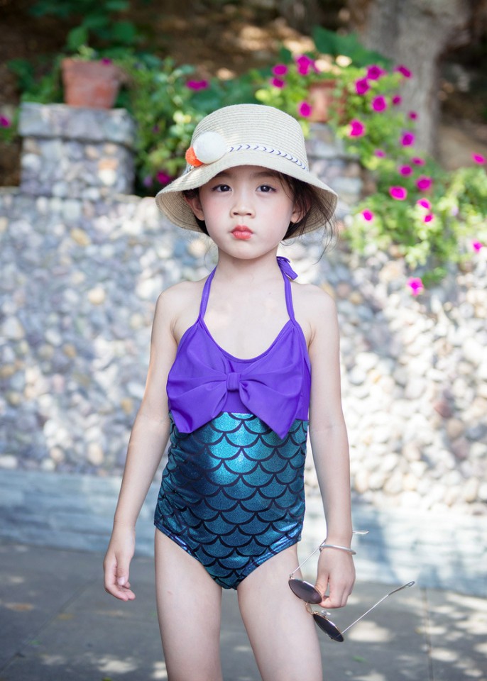 Đồ bơi tiên cá đáng yêu cho bé gái