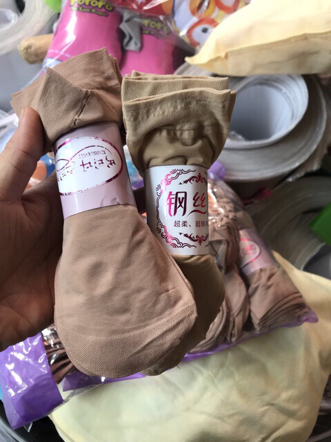 Combo 10 đôi tất da chân Hàn Quốc (mác tím)