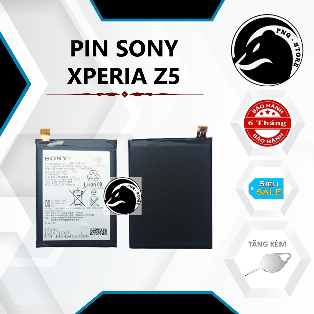 Pin sony xperia z5 - cam kết chuẩn zin xịn - bh 06 tháng