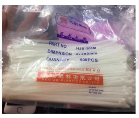 Dây thít( nylon cable) 4x200mm 500 sợi/ túi