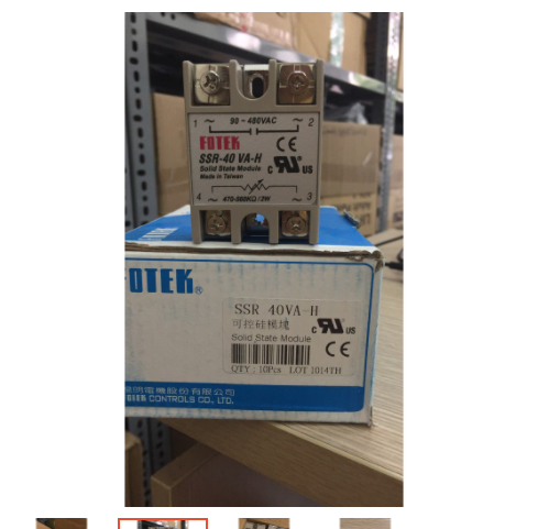 Rơ le bán dẫn, Solid State Module SSR - 40DA 40VA 40AA ( Relay Rơ le bán dẫn ) Fotek