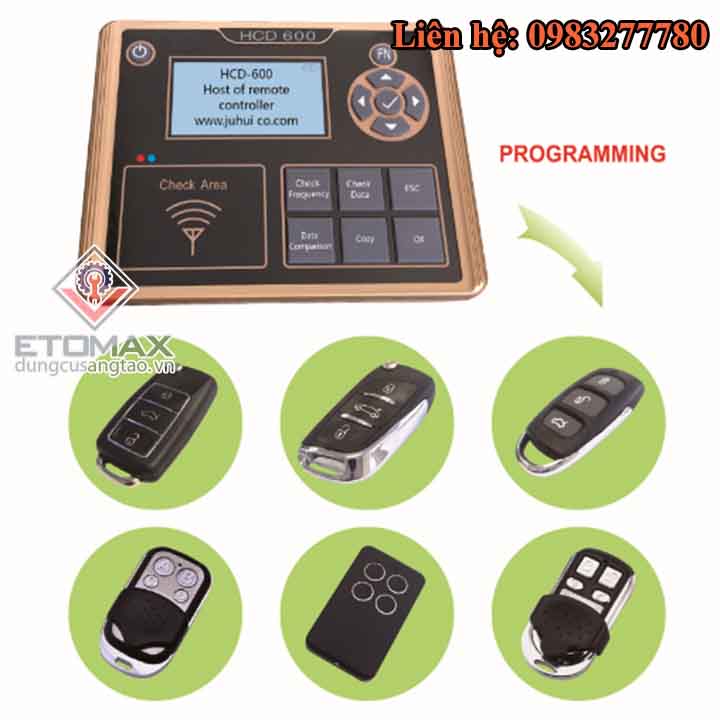 Máy sao chép điều khiển cửa cuốn HCD-600 PRO