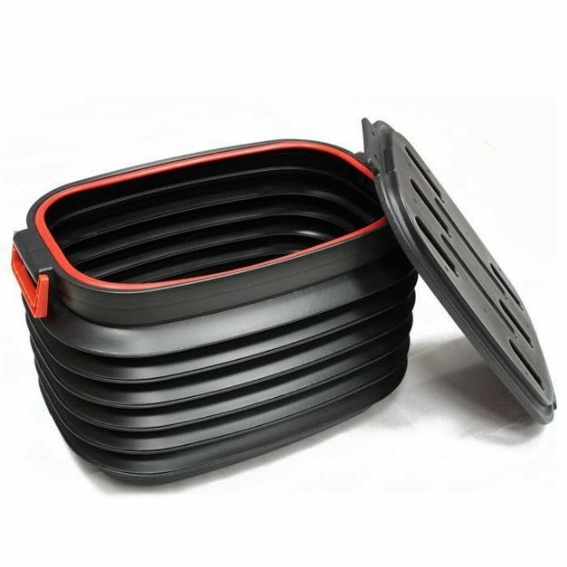 Thùng đựng đồ co giãn, để sau oto, dung tích lớn đa năng kèm nắp