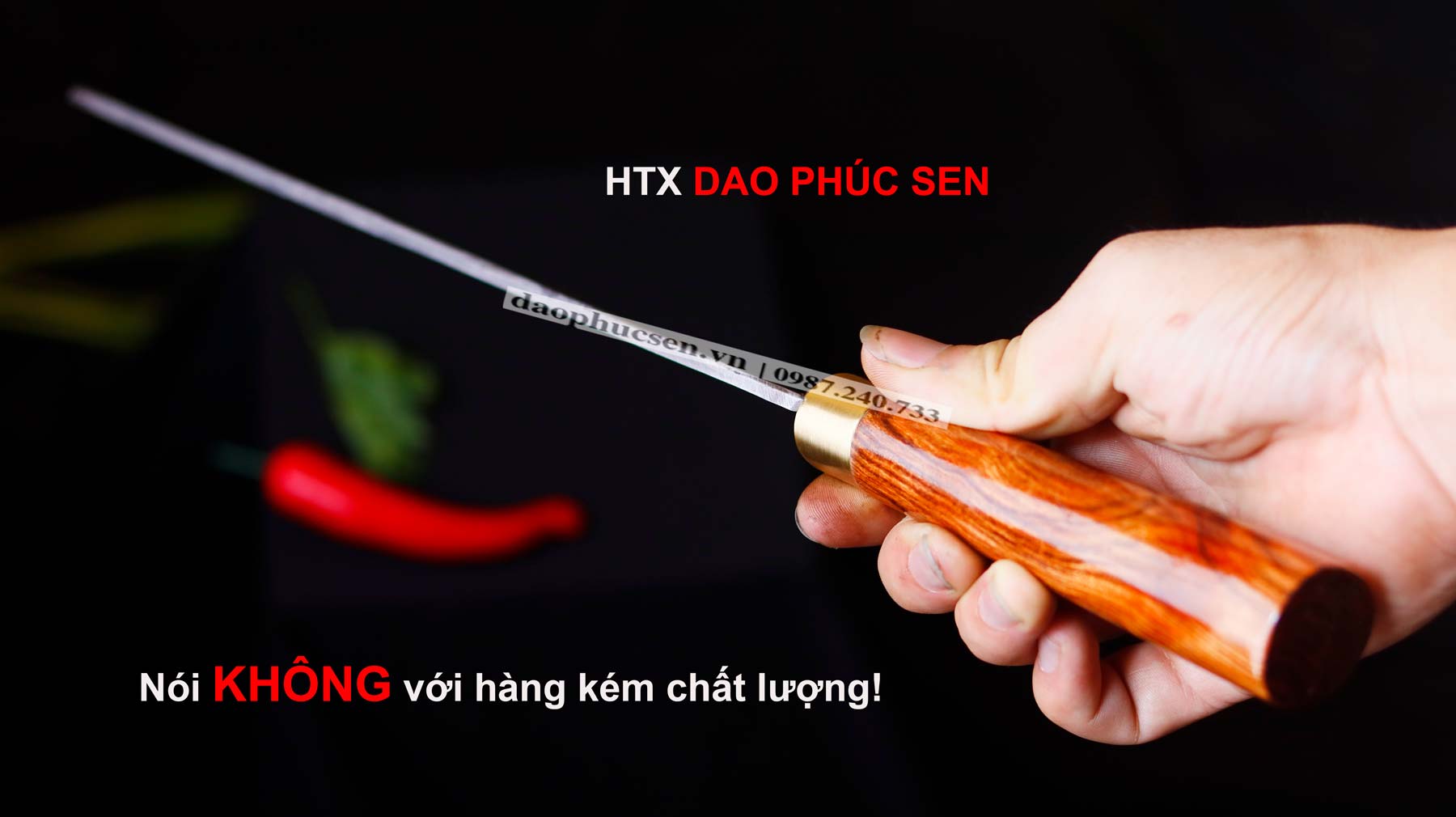 Dao phúc sen dao tông chặt gà G07D