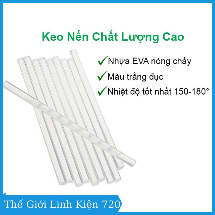 Keo nến silicon dài 25cm/30cm đường kính loại nhỏ 7mm /to 10mm