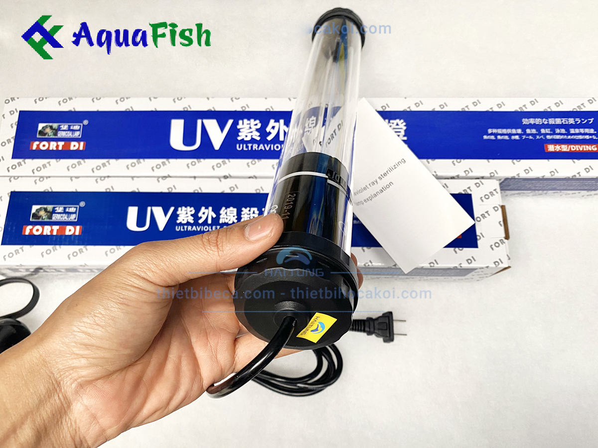 Đèn UV Cho Hồ Cá Koi Fort Di 20W, 30W, 40W, 55W, 75W, 100W (đèn diệt tảo cao cấp cho hồ cá koi)