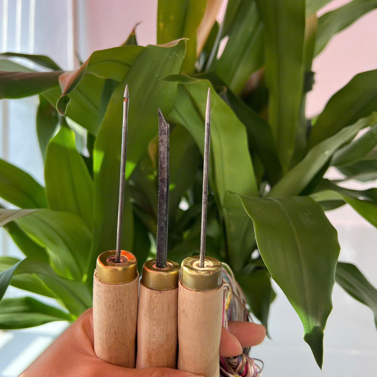 Bộ kim khâu giày chuyên dụng (Tặng chỉ)