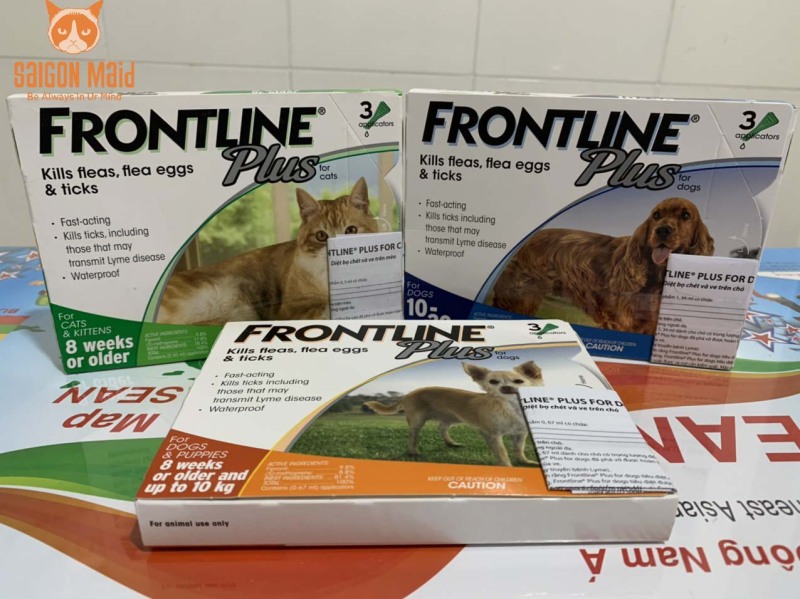 Sản phẩm nhỏ gáy dành cho mèo Frontline Plus Cat (1 tuýp)