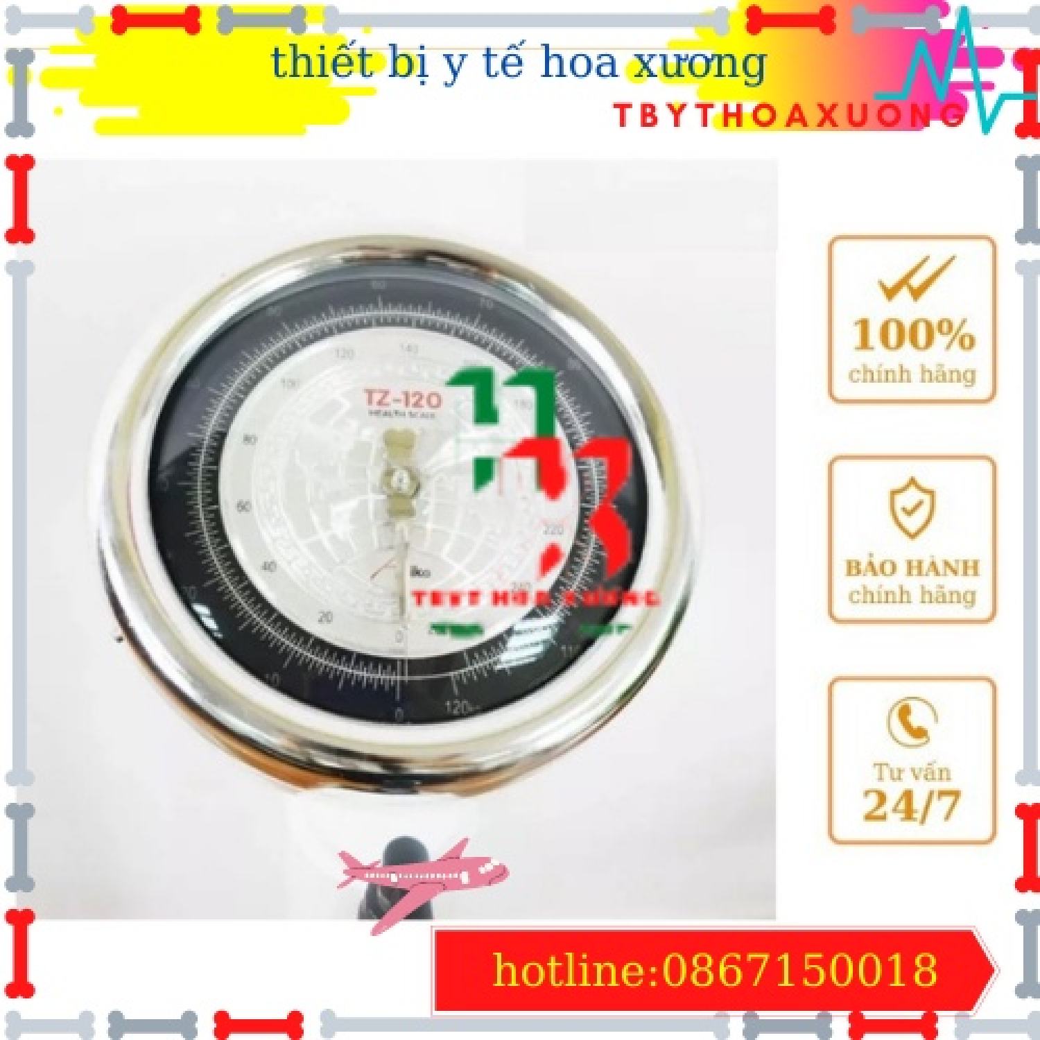 Cân Sức Khỏe Có Thước Đo Chiều Cao TZ-120 AKIKO