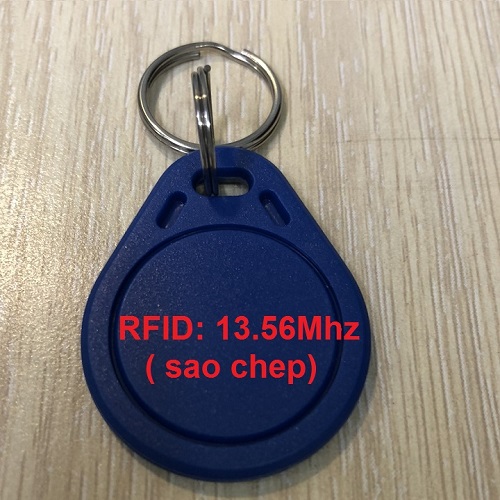 Thẻ từ dạng móc khóa copy rfid tần số 13.56mhz