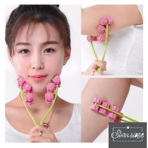 Dụng Cụ Massage Bông Hoa Làm Thon Gọn Mặt Vline, giúp làm chậm quá trình lão hóa.