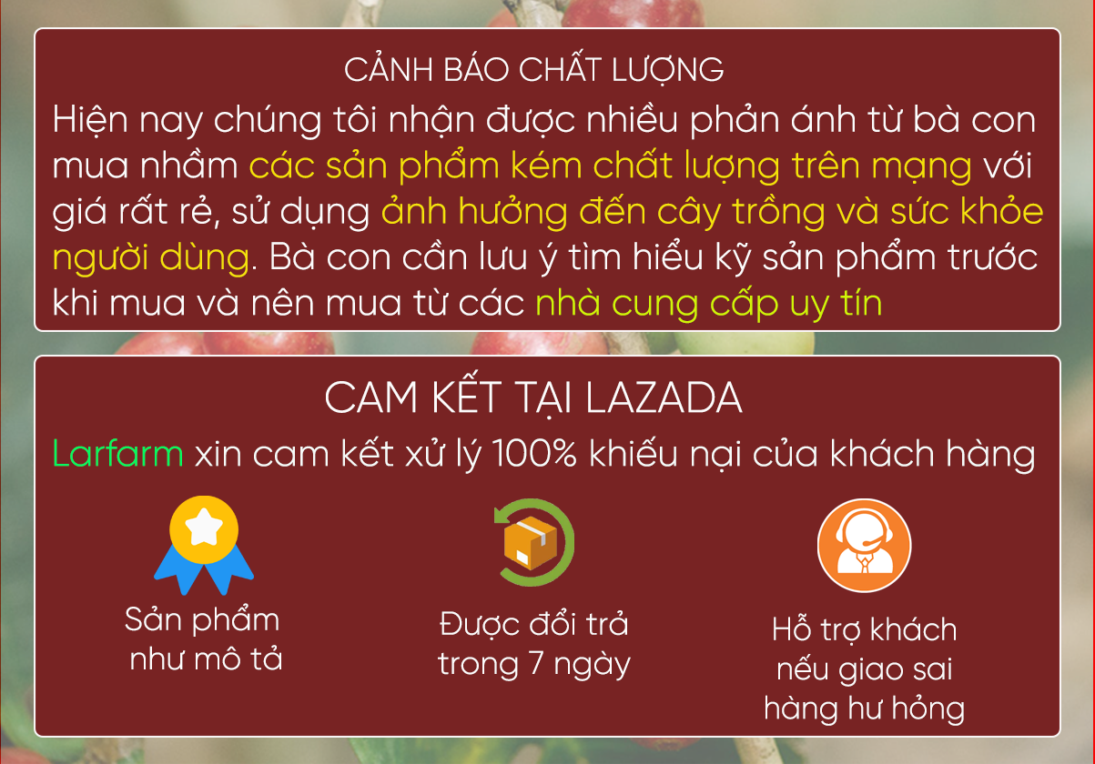 Phân bón hữu cơ trùn quế cao cấp, gói 2kg - Lafarm