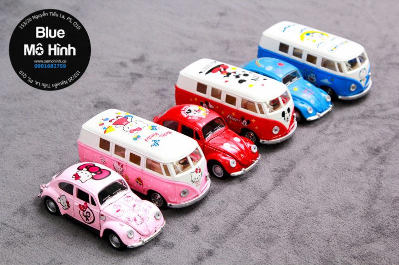 Blue mô hình | Xe mô hình bus mini Volkswagen Doremon