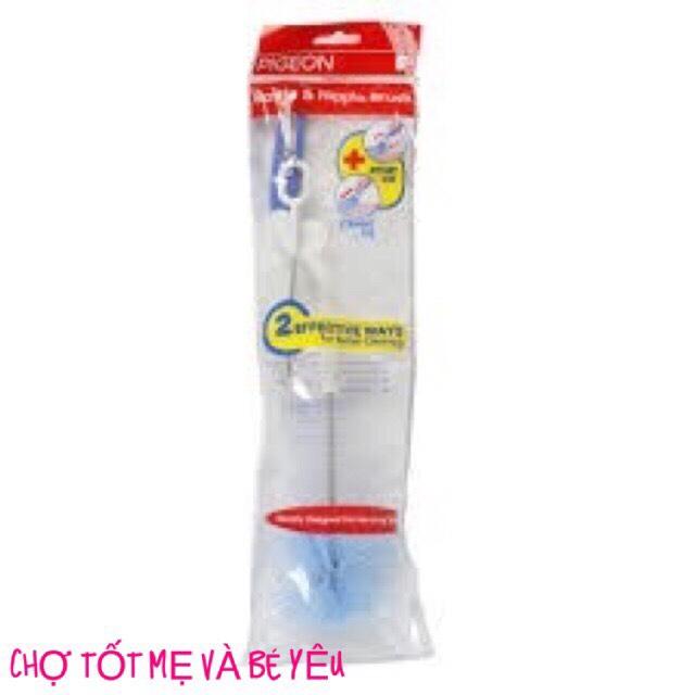 [HCM]CÂY SÚC BÌNH SỮA PIGEON 360 ĐỘ (cọ rửa bình sữa và núm ty)