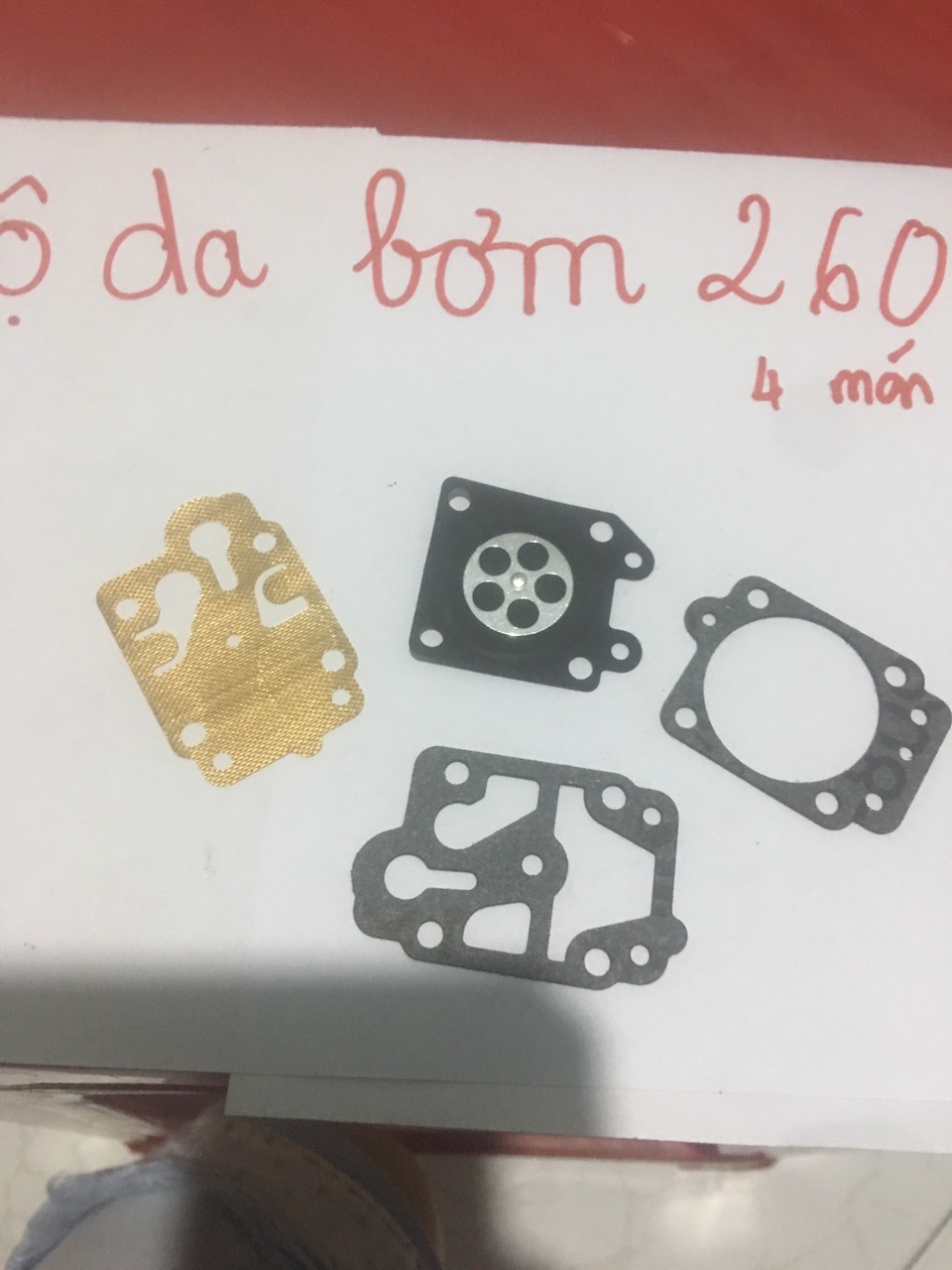 Bộ da bơm da thở bình xăng con máy cắt cỏ 260 (2 BỘ)
