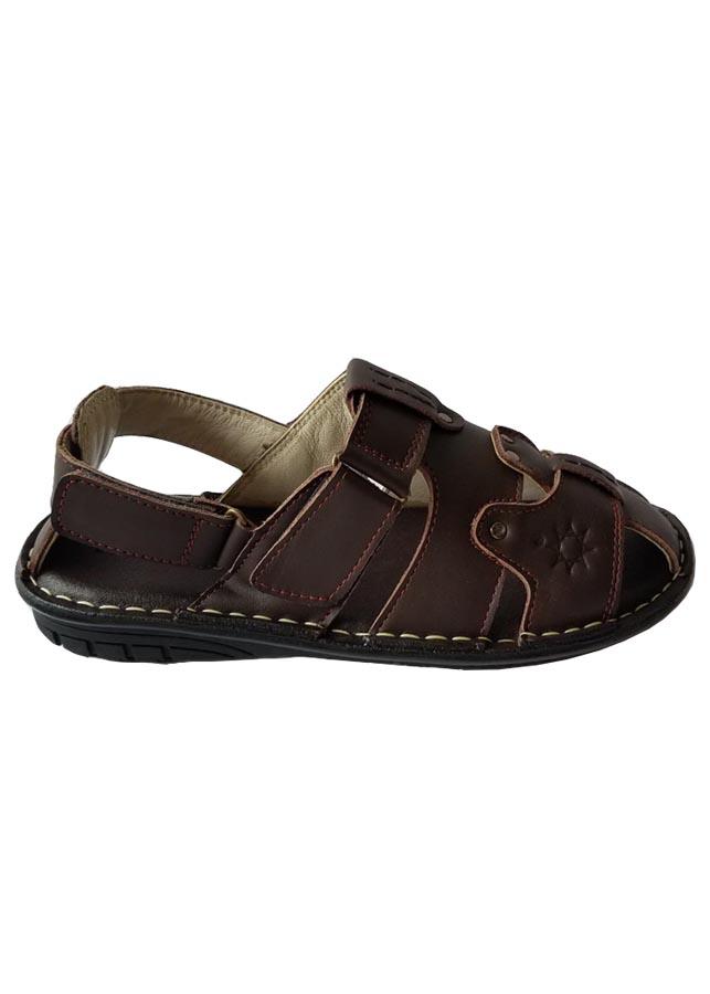 Giày Sandal Nam Bít Đầu  BIGGBEN Da Bò Thật Cao Cấp SDB45