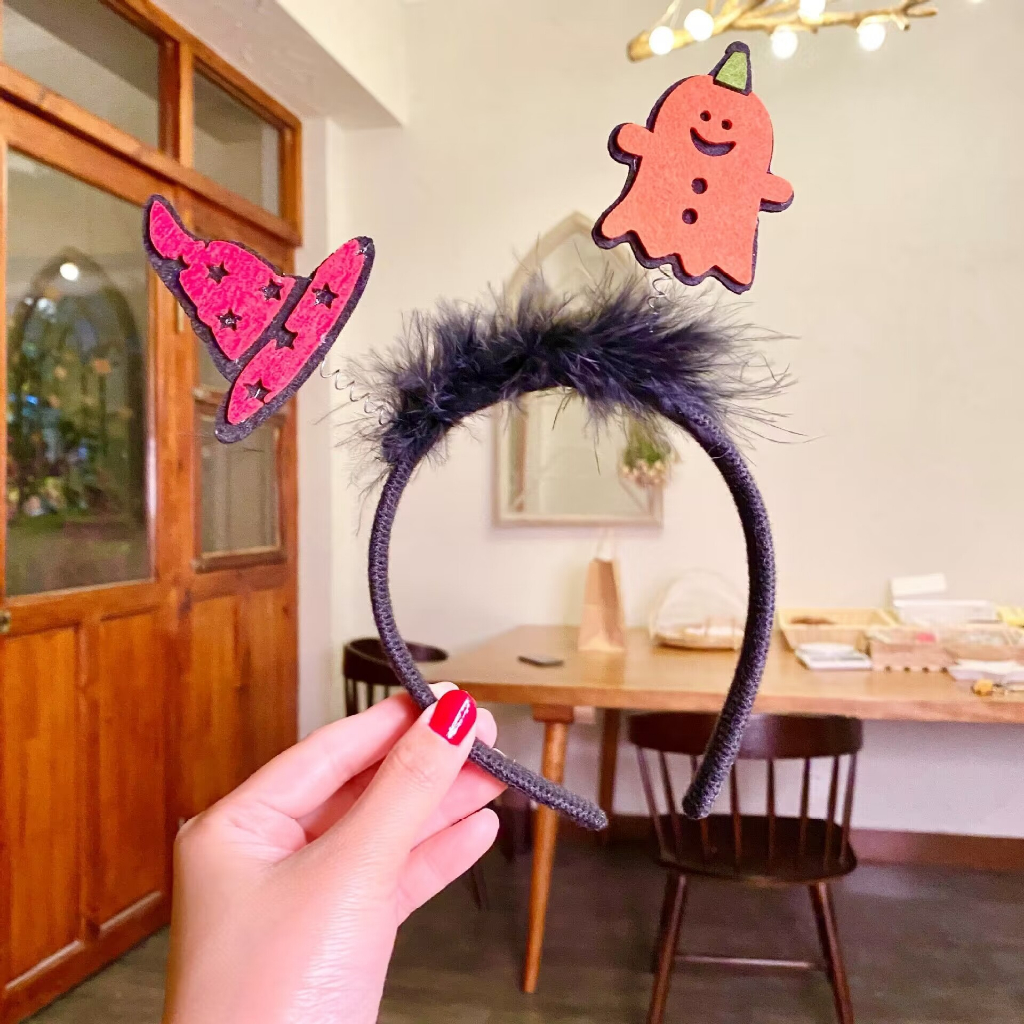 Cài tóc nữ băng đô bờm tóc HALLOWEEN