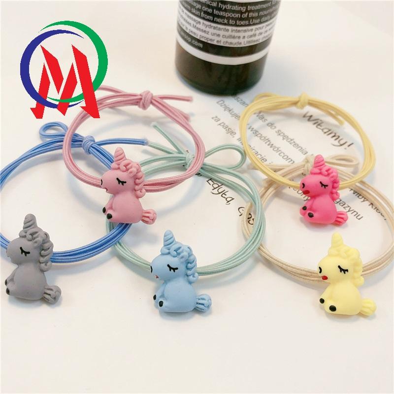 [HCM][Mua lẻ giá sỉ] Sét 5 dây cột tóc hình ngựa kì lân