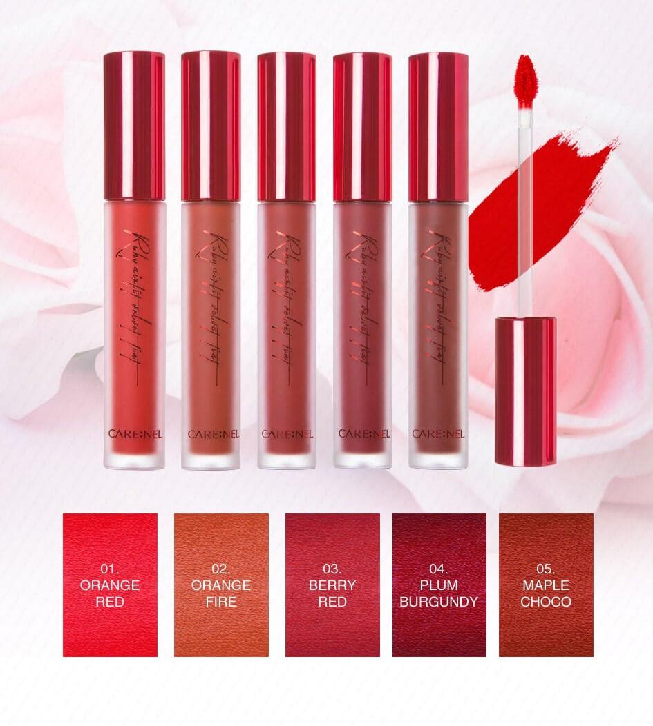 [HCM]Son Kem Lì Care:nel Ruby Airfit Velvet Tint