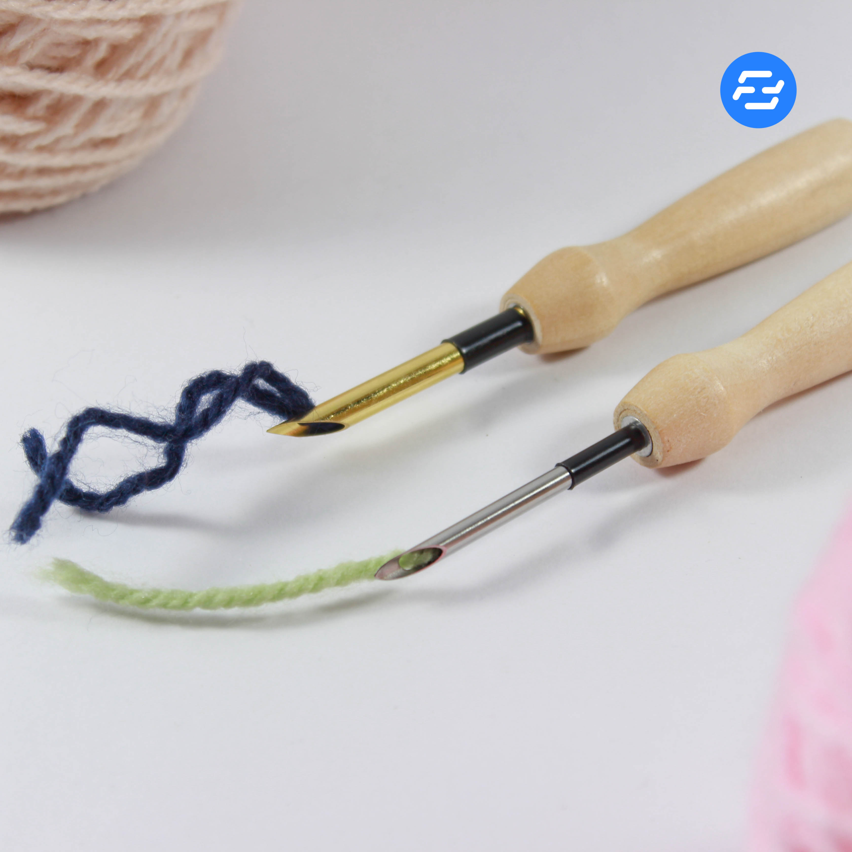 Punch Needle size 5mm, for large wool ~ 3mm
