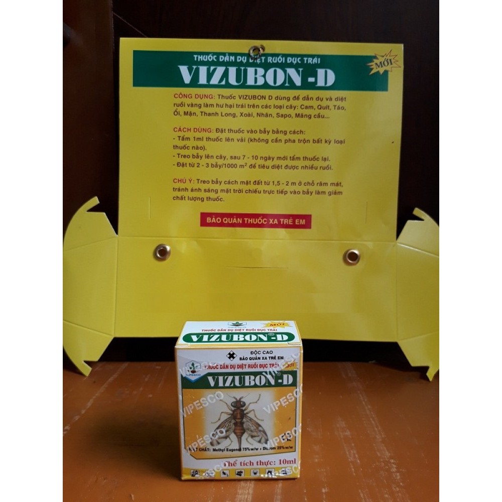 Thu ốc dẫn dụ ruồi đục trái vizubon-d 10ml