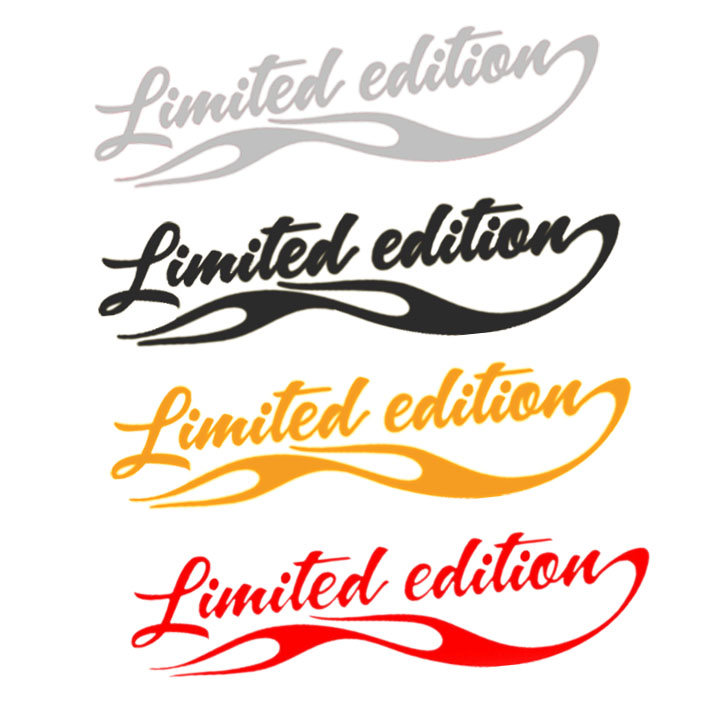 Tem decal Limited edition dán trang trí xe S066