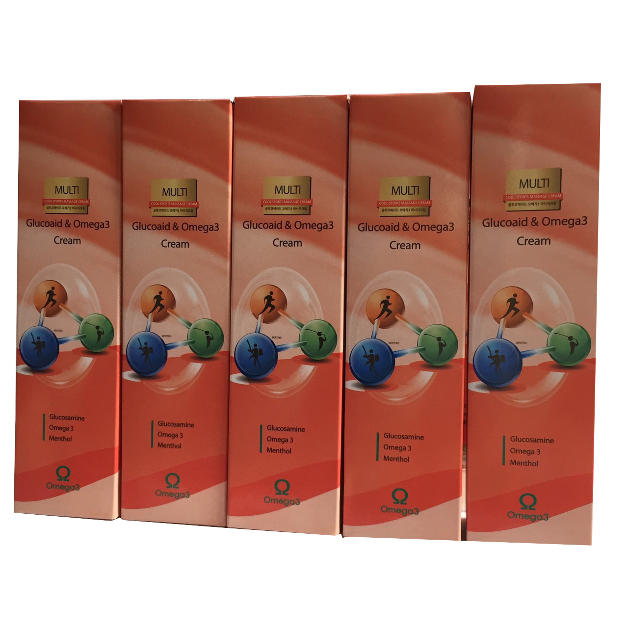 [HCM]Dầu Lạnh Xoa Bóp tinh chất Glucosamine và Omega3 Hàn Quốc 165ml