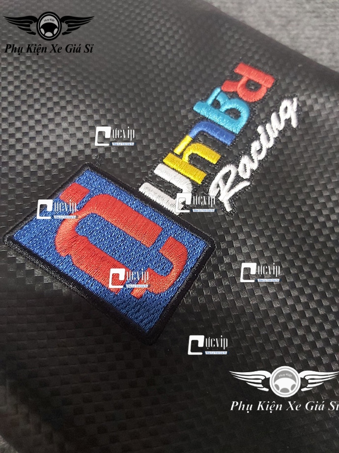 Da Yên Xe Máy Thái Carbon Logo Thêu MS3813