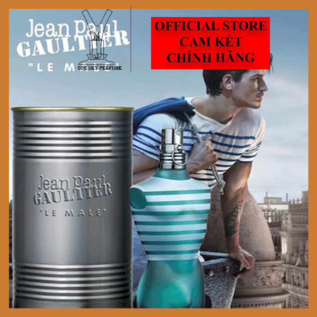 Nước hoa nam Jean Paul Gaultier Le Male chính hãng hương nước hoa thơm lâu, tỏa hương cực xa mang phong cách quyễn rũ gợi cảm,cuốn hút cực thu hút phái đẹp