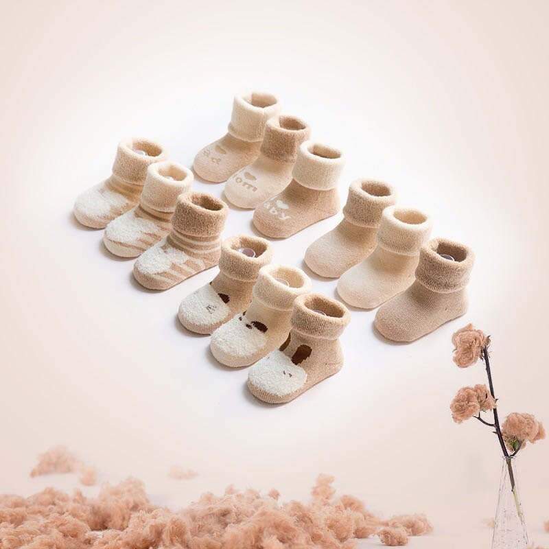 Tất cho bé Nemo Baby Hàn Quốc set 3 đôi chất dầy