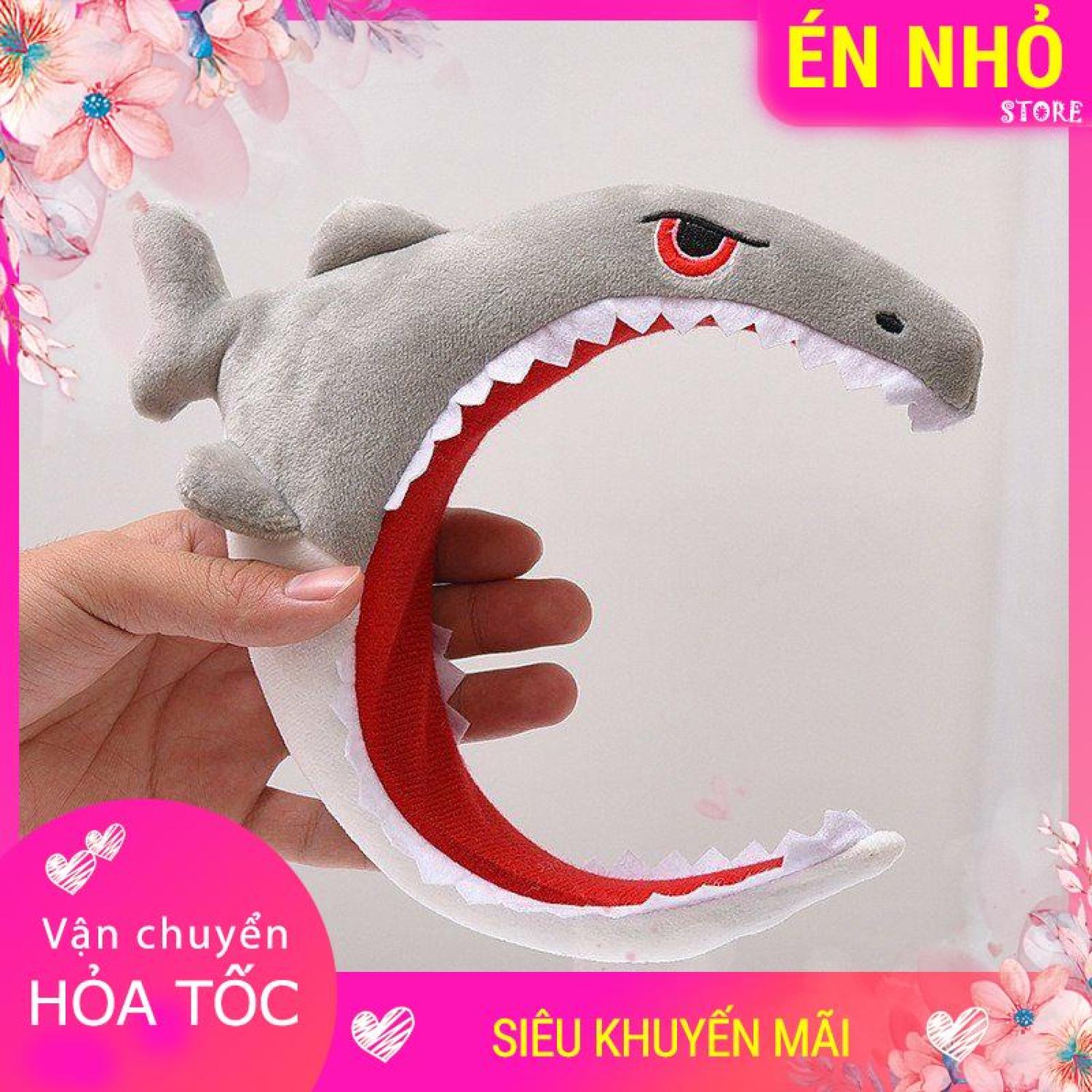 Bờm cài tóc con cá vàng,con cá mập siêu hot BD07