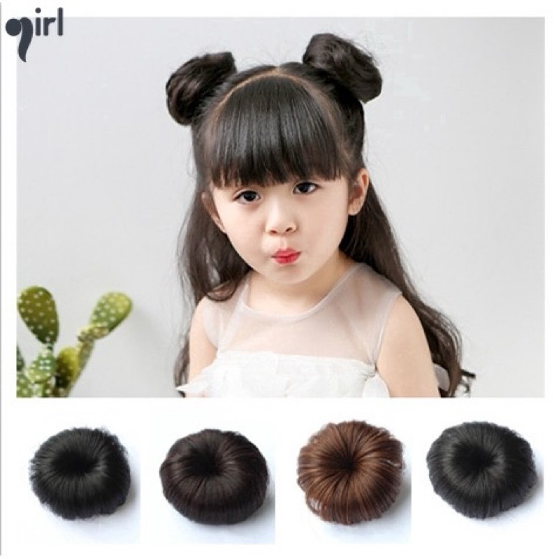 [Hàng Siêu Cấp] Set 2 Búi Tóc Cho Trẻ Con Dạng Cặp Siêu Xinh