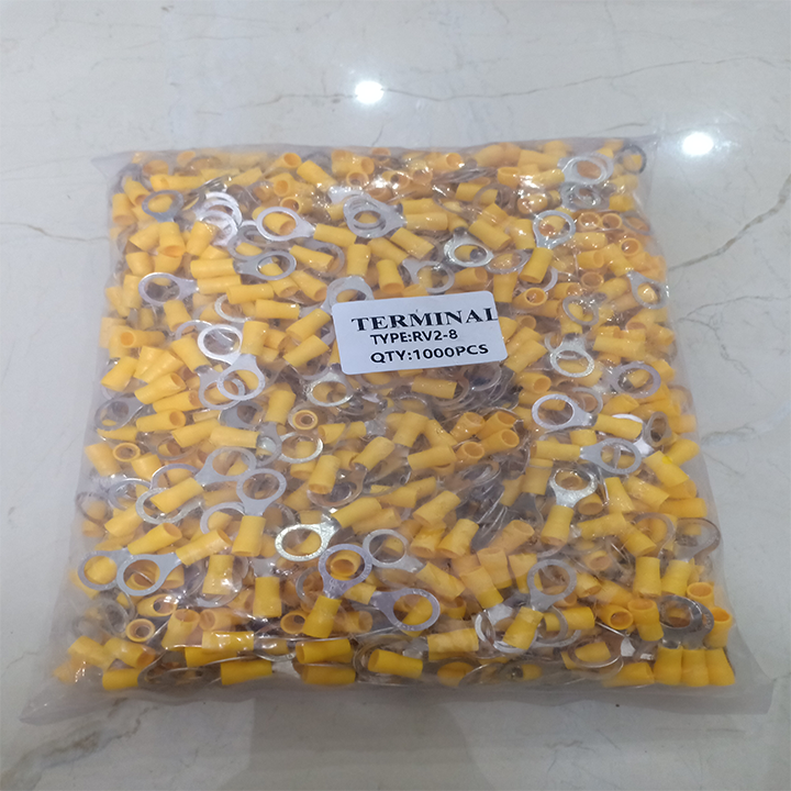 Đầu cos tròn RV 2-8 túi 1000 cái