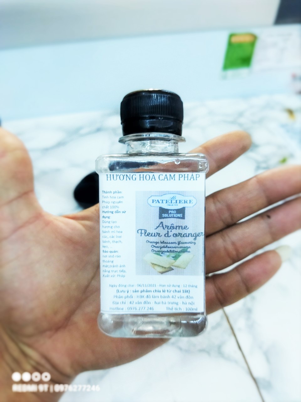 HƯƠNG HOA CAM LÀM BÁNH (CHAI 100ML-250ML)