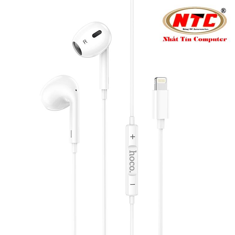 Tai nghe nhét tai Hoco M1 Max cho Iphone - cổng Lightning (Trắng) - Nhat Tin Authorised Store