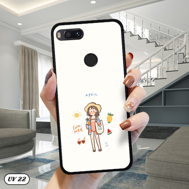 Ốp Xiaomi Mi A1 lưng nhám -ngộ nghĩnh