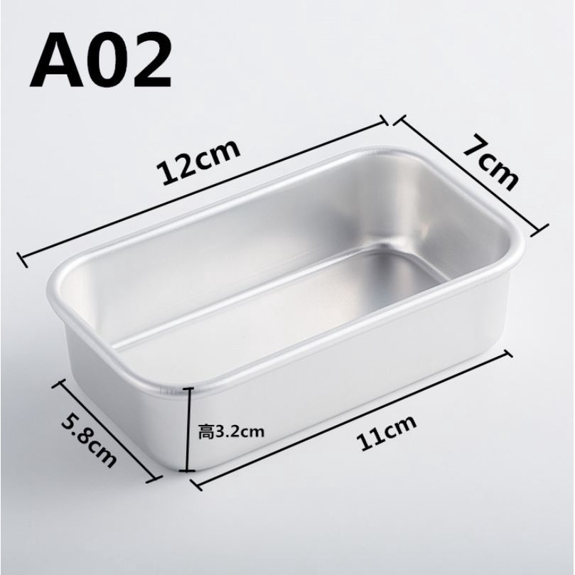 Khuôn bánh mì gối đúc A02 12cm