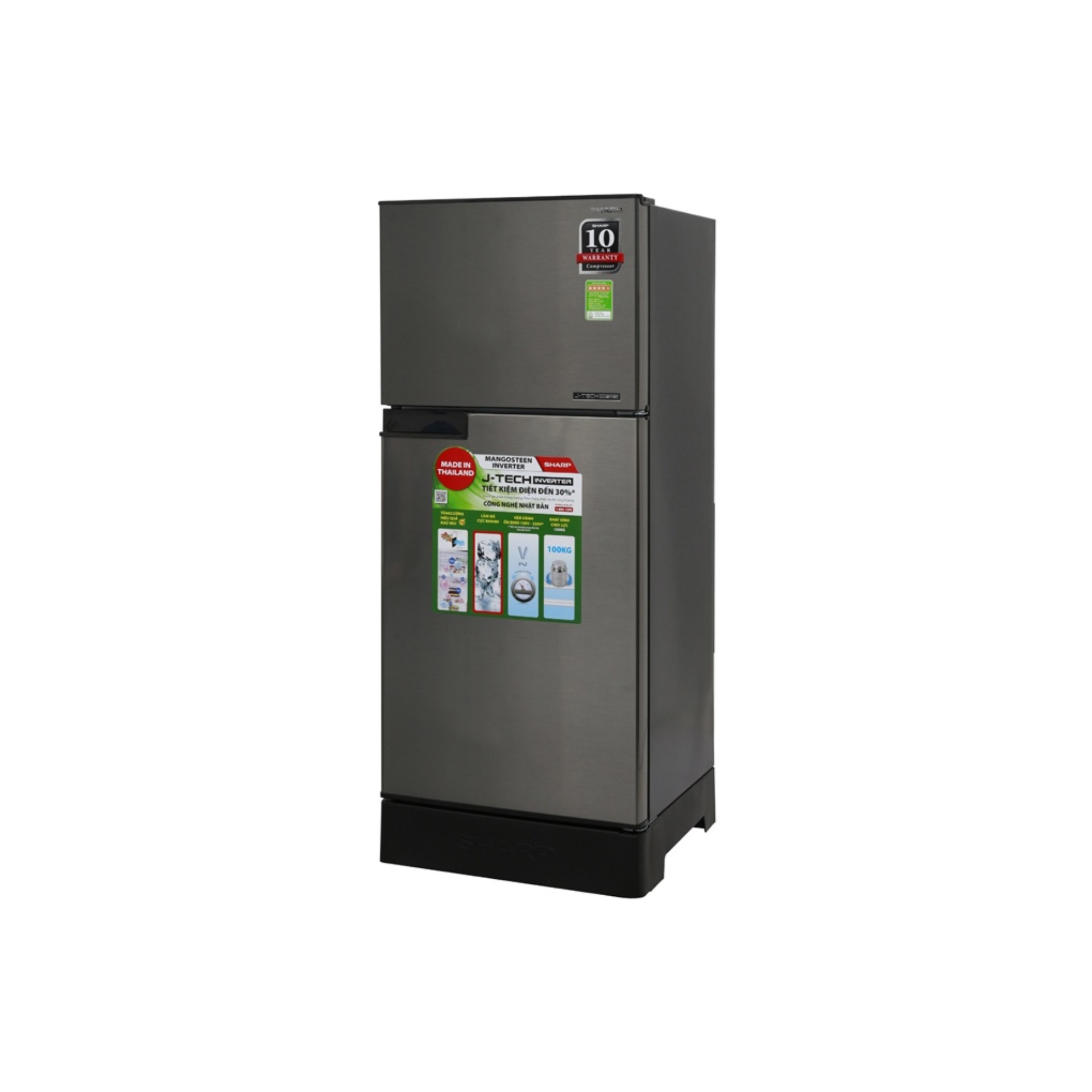 Tủ lạnh Sharp 165L SJ-X176E-SL