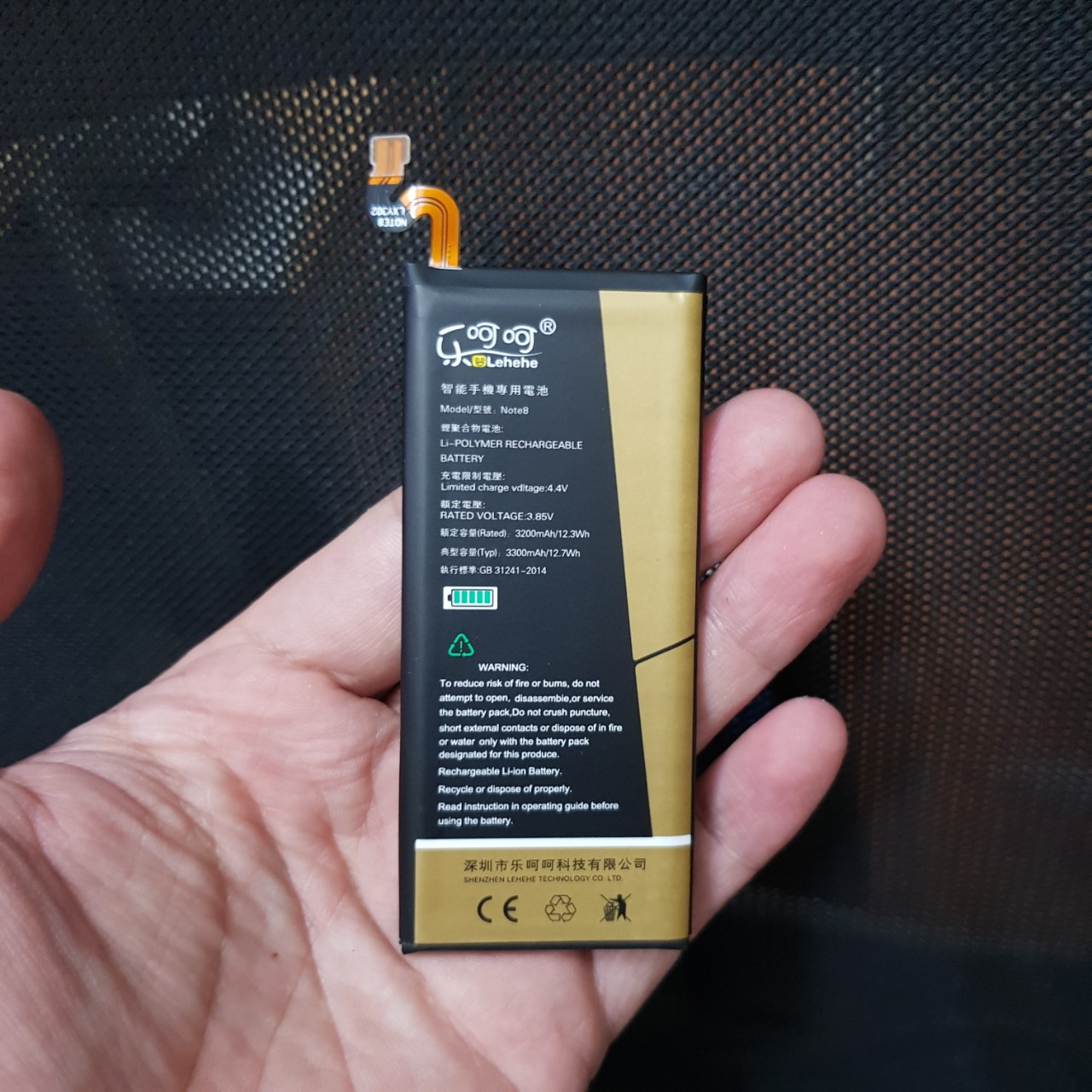 Pin Lehehe thay thế cho Samsung galaxy note5, note8,note9,s8plus rất tốt,nhiều quà tặng